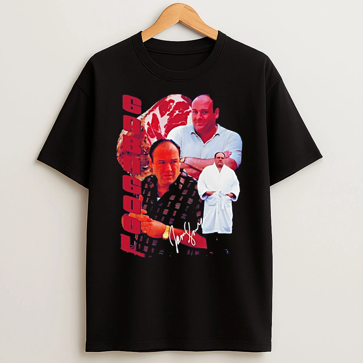 Gabagool Sopranos Graphic Signature T Shirt