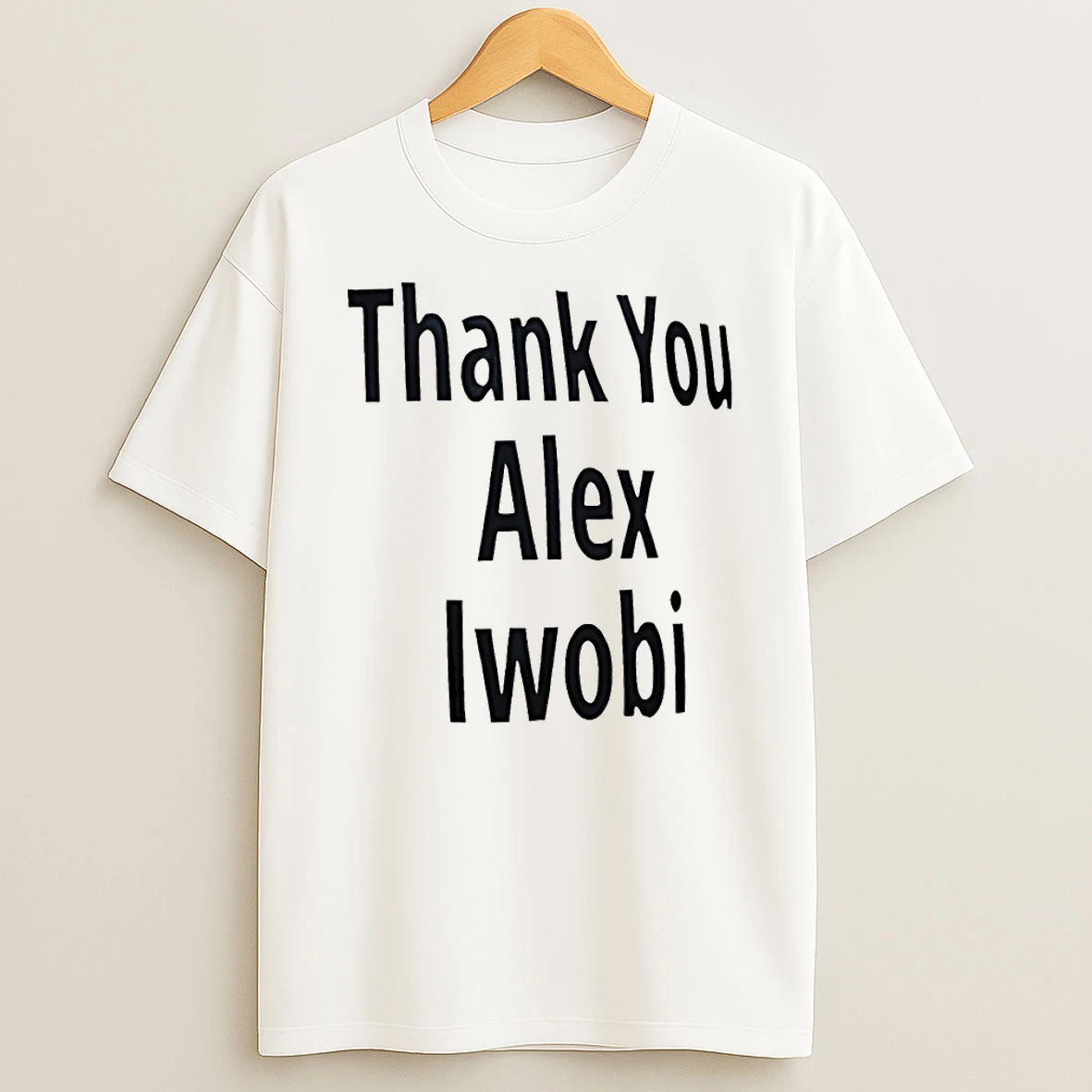 Gabriel Jesus Thank You Alex Iwobi T Shirt