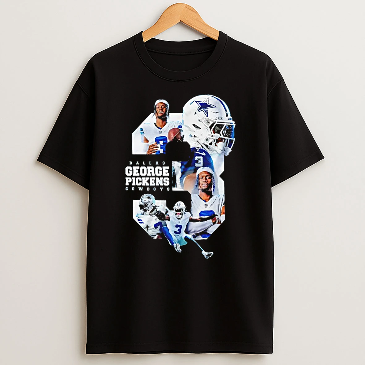George Pickens Dallas Cowboys Football Nfl Graphic Vintage T Shirt