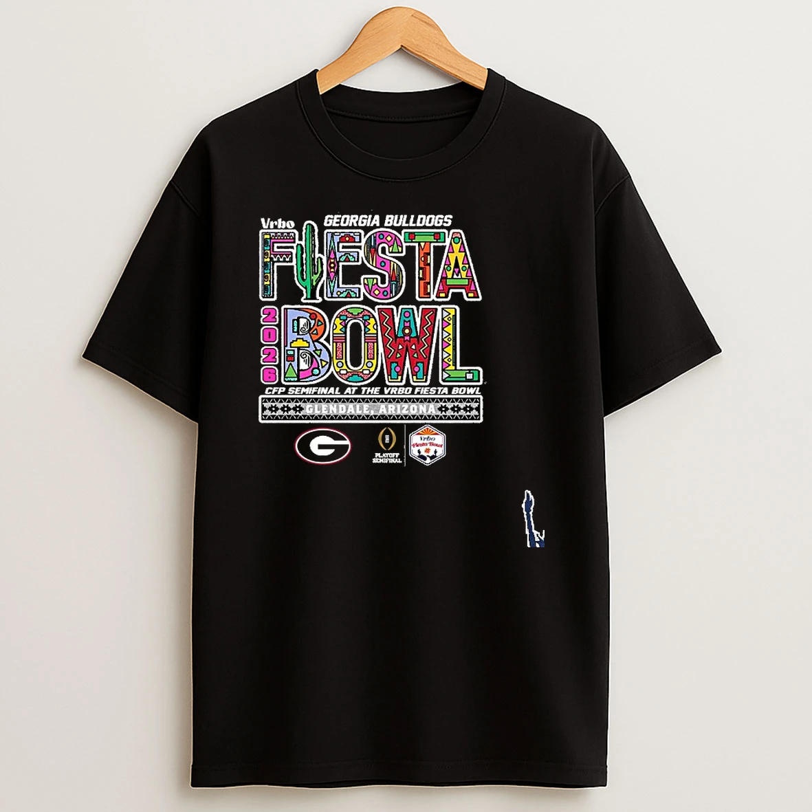 Georgia Bulldogs Cfp Semifinal At The Vrbo Fiesta Bowl 2026 T Shirt