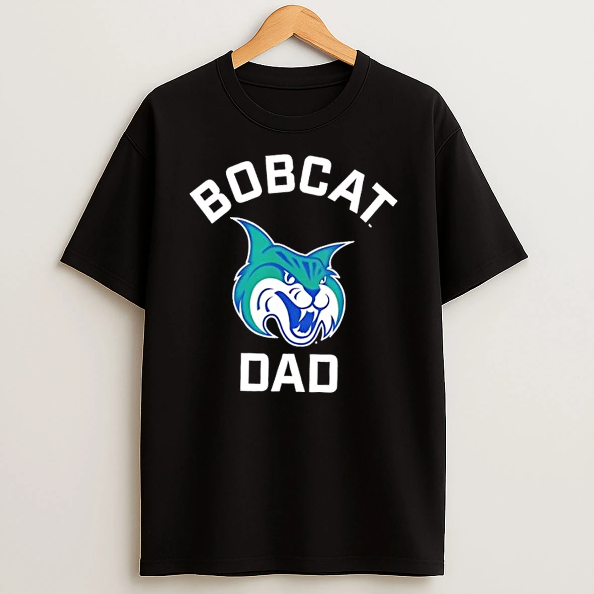 Georgia College Gcsu Bobcats Arched Dad Logo T Shirt