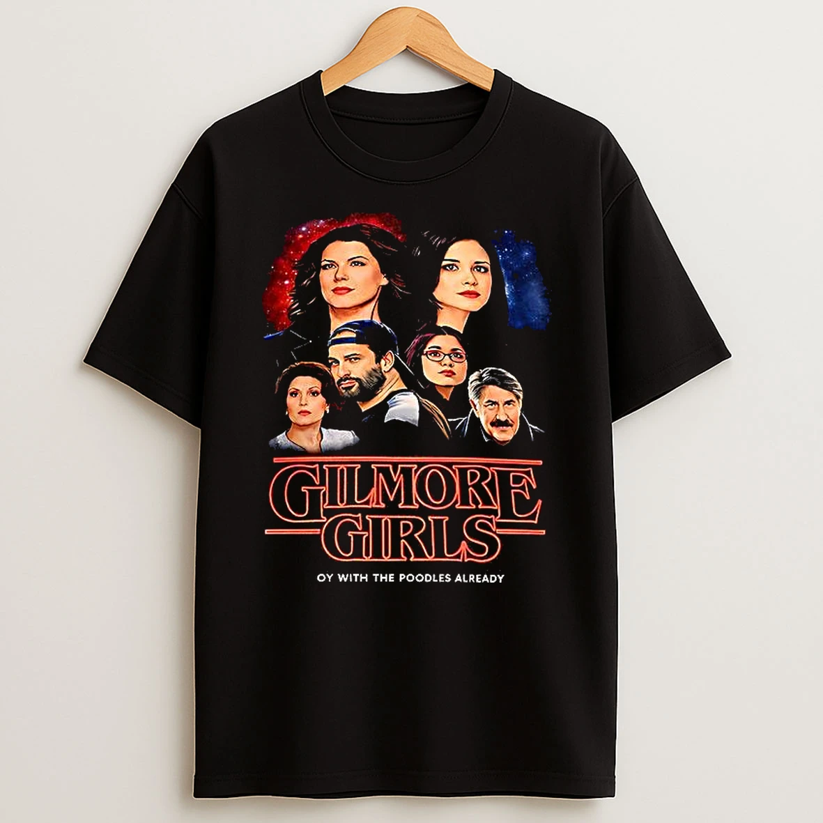 Gilmore Girls Stranger Things Parody T Shirt