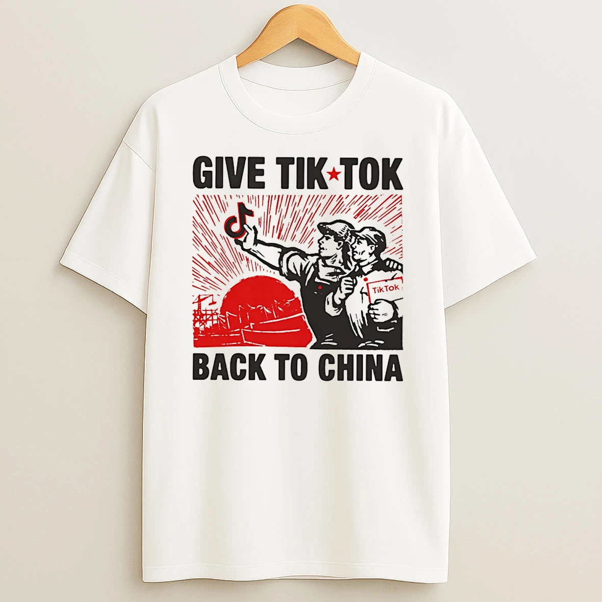 Give Tiktok Back To China Vintage T Shirt