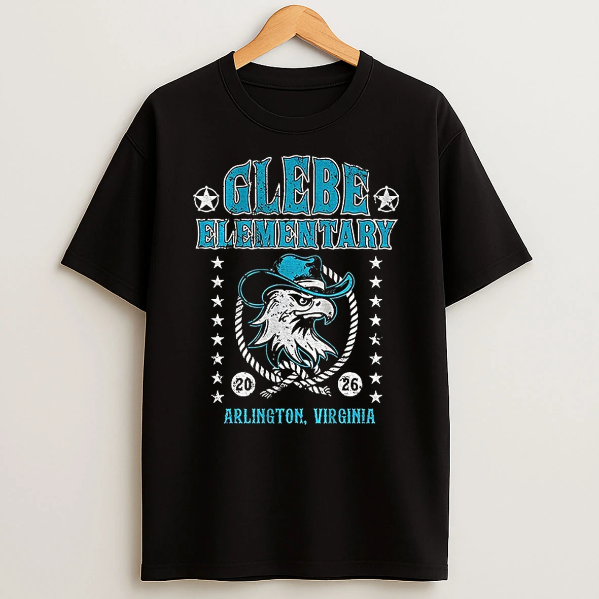 Glebe Elementary Eagle Giddy Up Glebe T Shirt