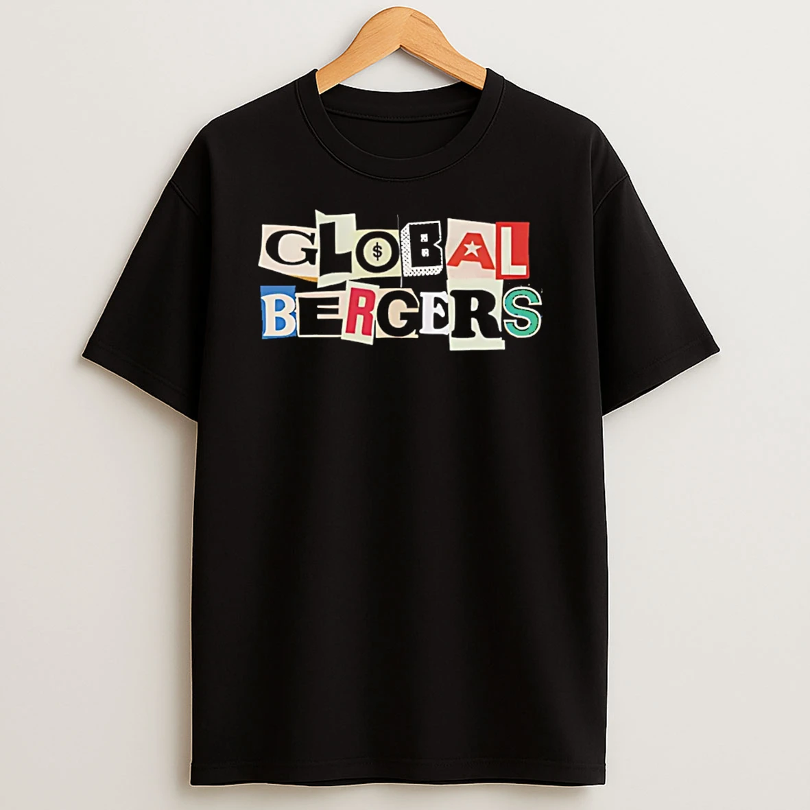 Global Bergers Newspaper T Shirt