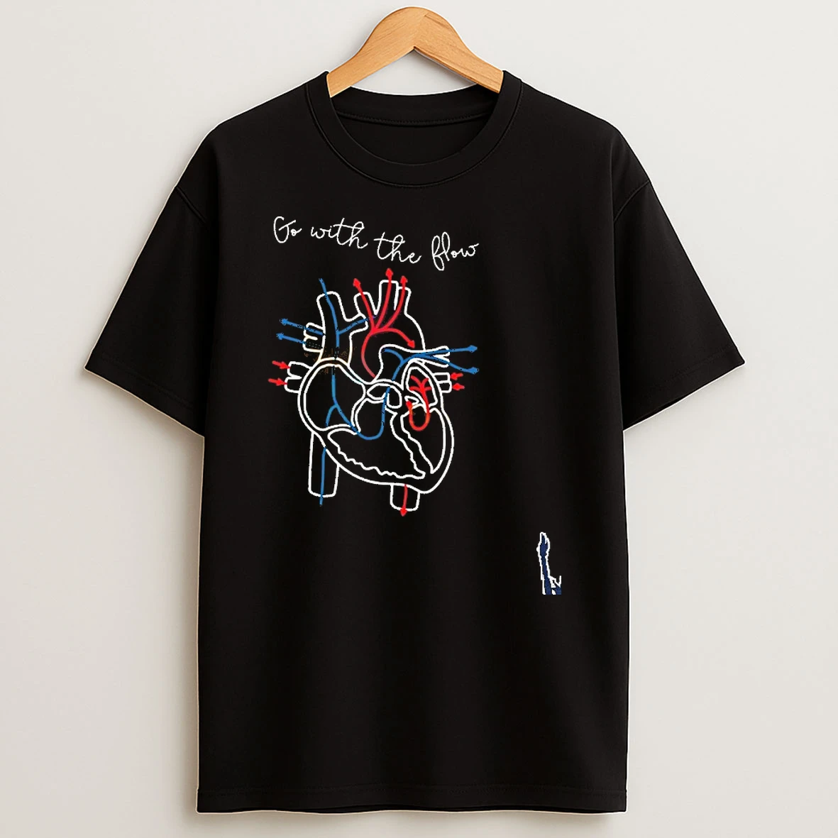 Go With The Flow Cvicu Nurse T Shirt