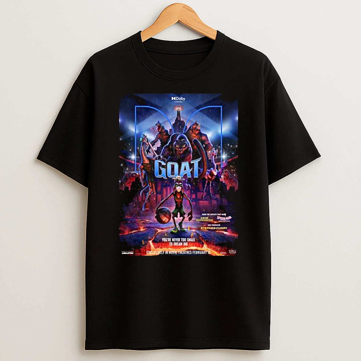 Goat Movie New Dolby For Sony Pictures Animation In Theaters February 13 2026 T Shirt