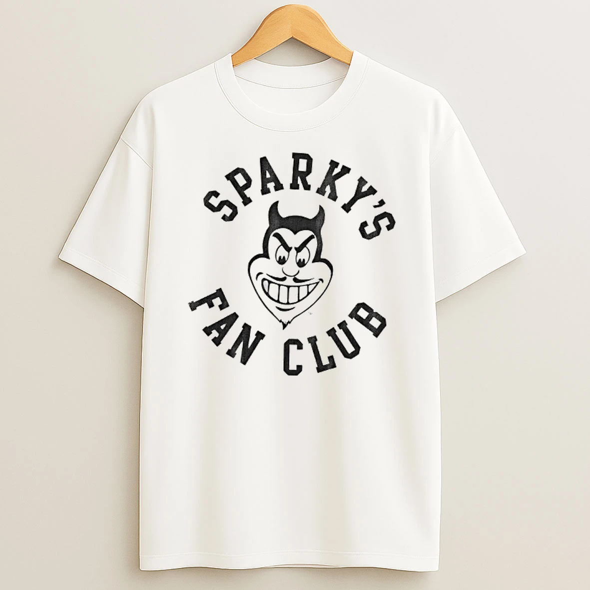 Gold Arizona State Sun Devils Sparkys Fan Club T Shirt