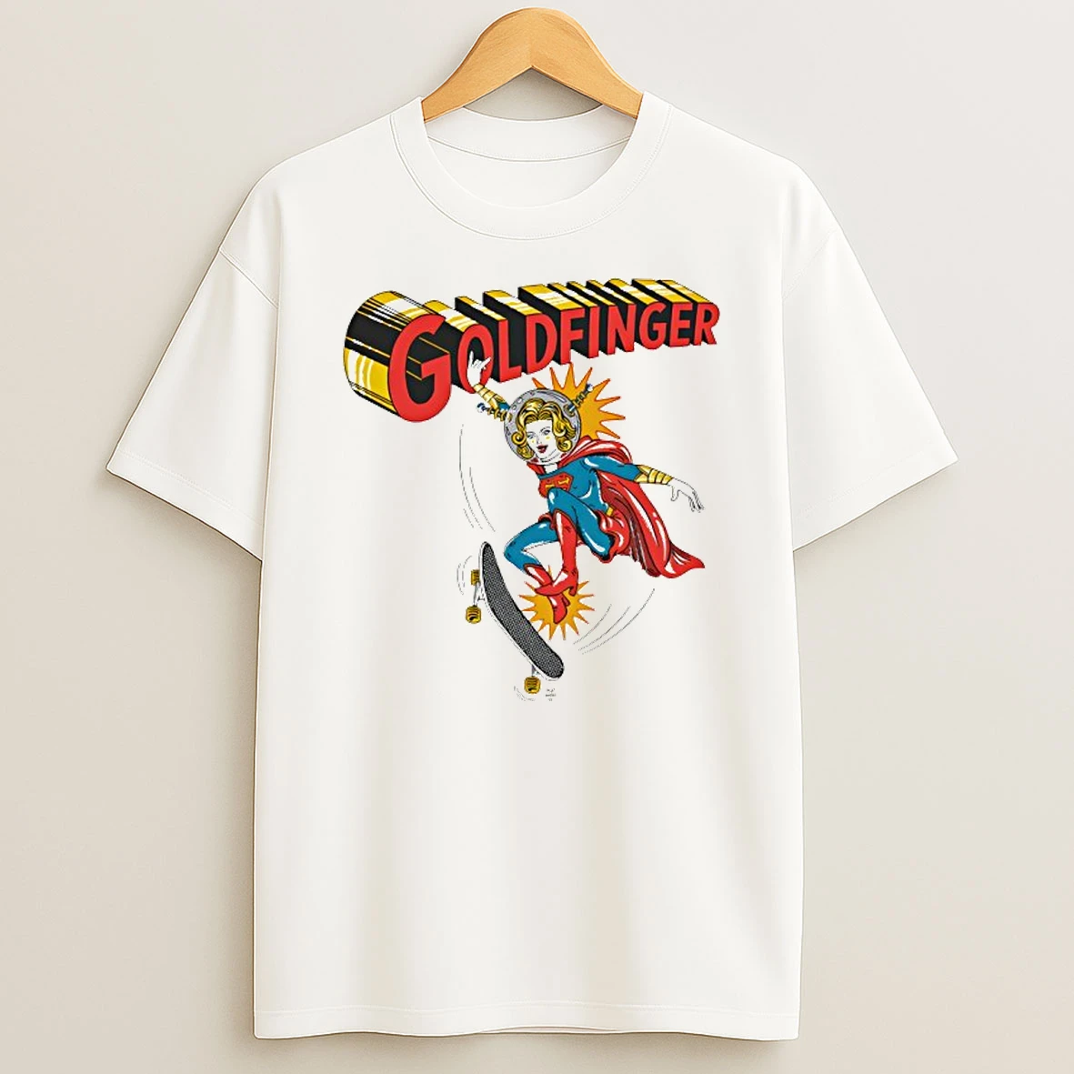 Goldfinger Superwoman T Shirt