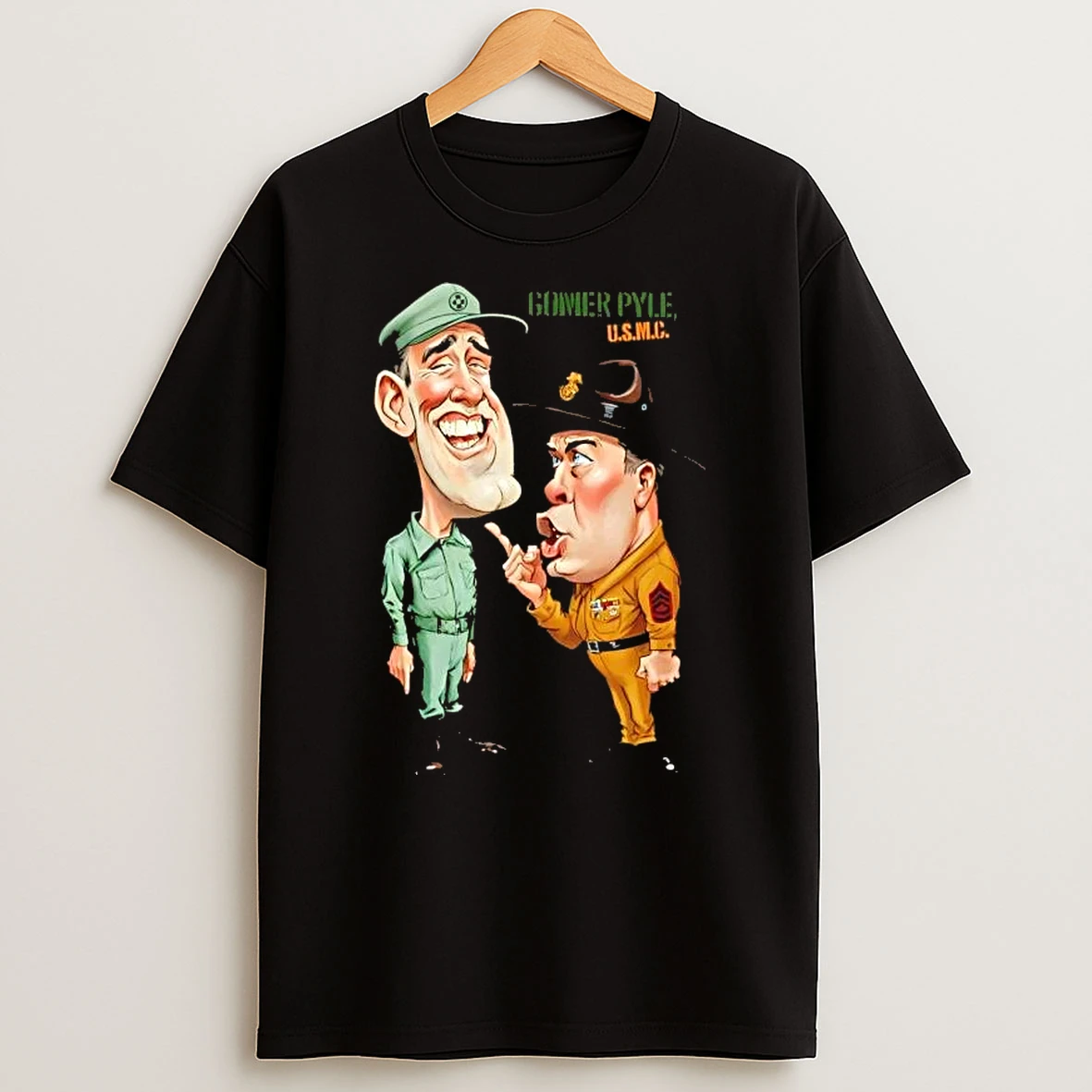 Gomer Pyle Usmc 60s Caricature Vintage T Shirt