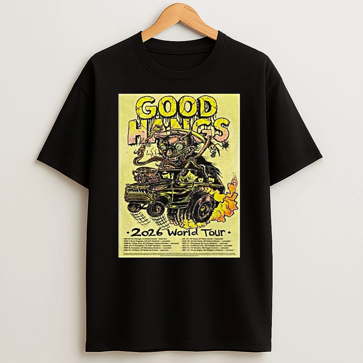 Good Hangs 2026 World Tour T Shirt