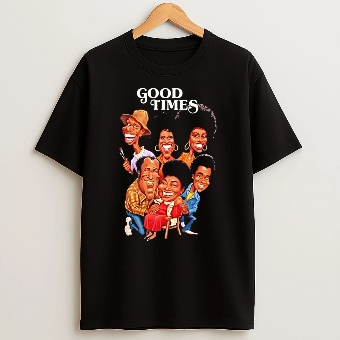 Good Times 70s Caricature Vintage T Shirt