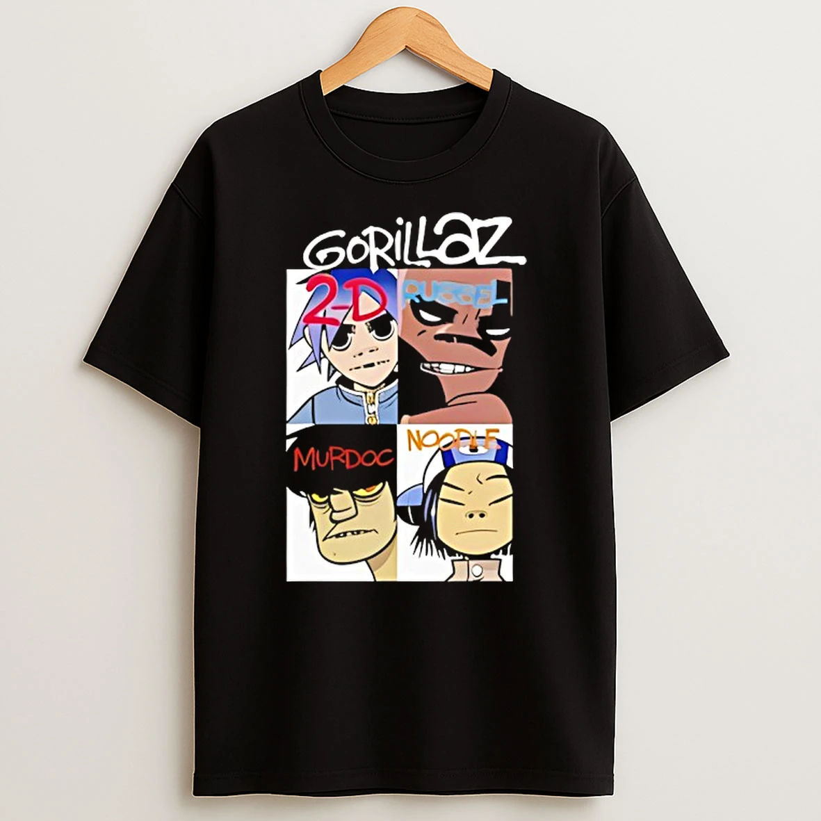 Gorillaz Band Faces T Shirt