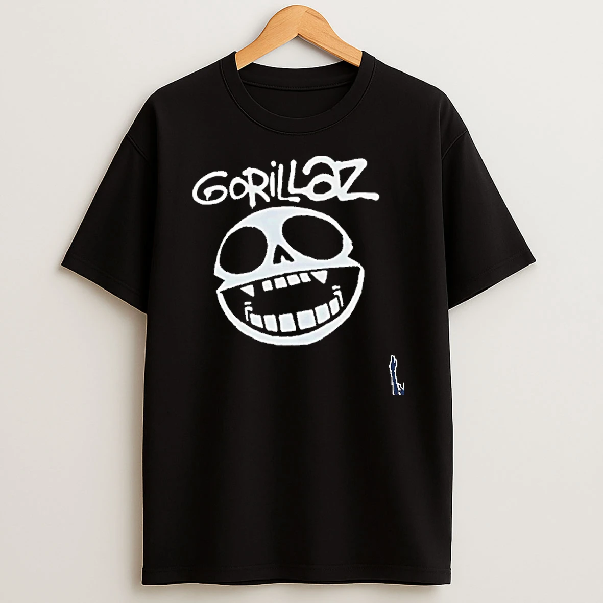 Gorillaz Band Skull Logo T Shirt
