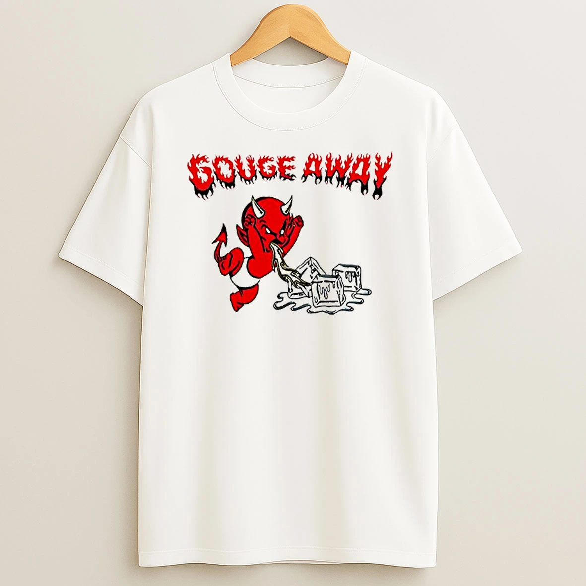 Gouge Away Evil And Ice Graphic T Shirt