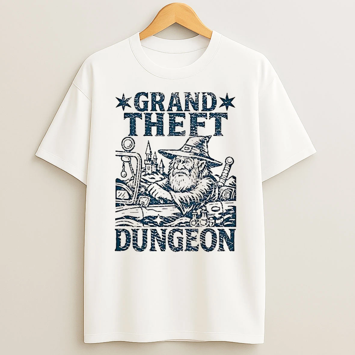 Grand Theft Dungeon D And D Parody T Shirt