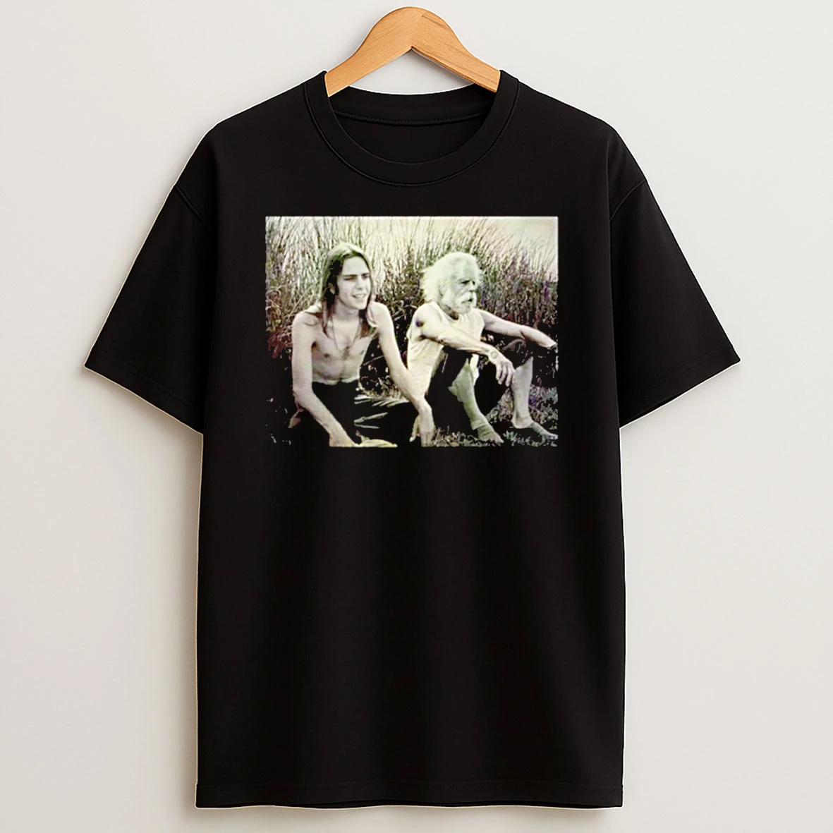 Grateful Dead Bob Weir Band Young And Old Man Photo T Shirt