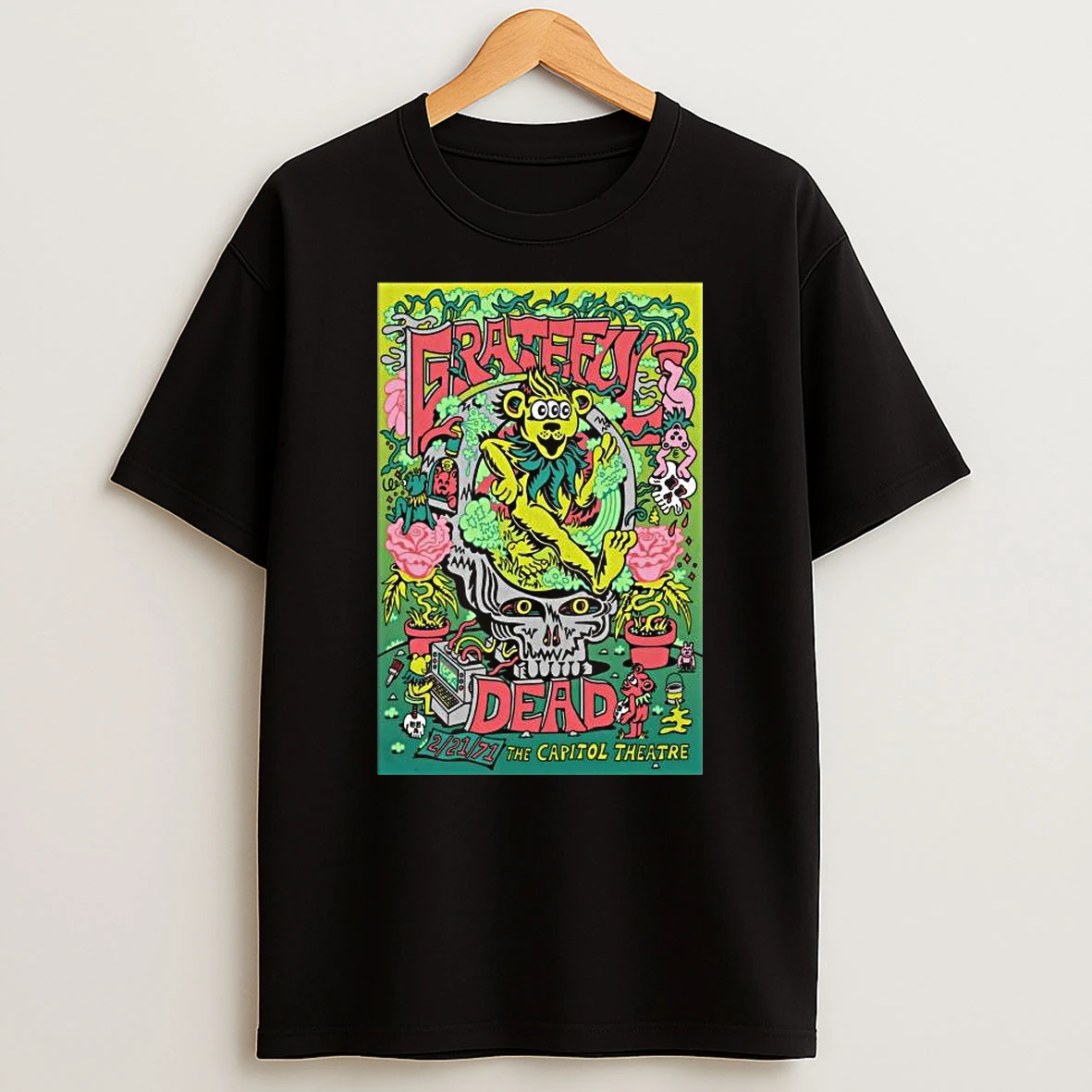 Grateful Dead Feb 21 1971 Port Chester Ny T Shirt