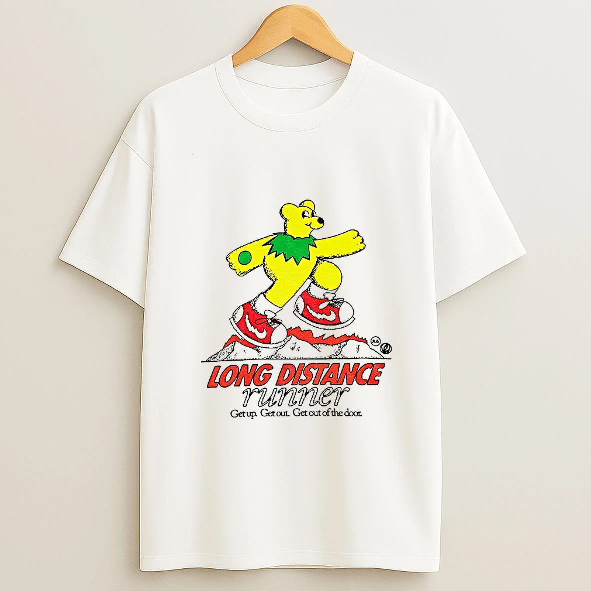Grateful Dead Long Distance Runner Get Up Get Out Get Out Of The Door T Shirt