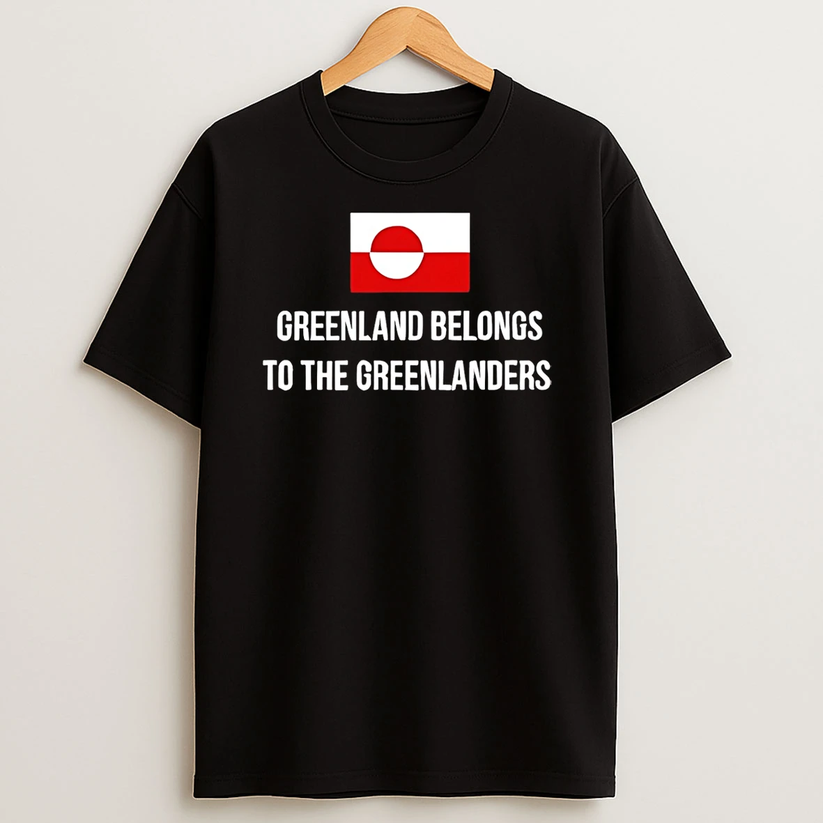 Greenland Belongs To The Greenlanders Flag T Shirt