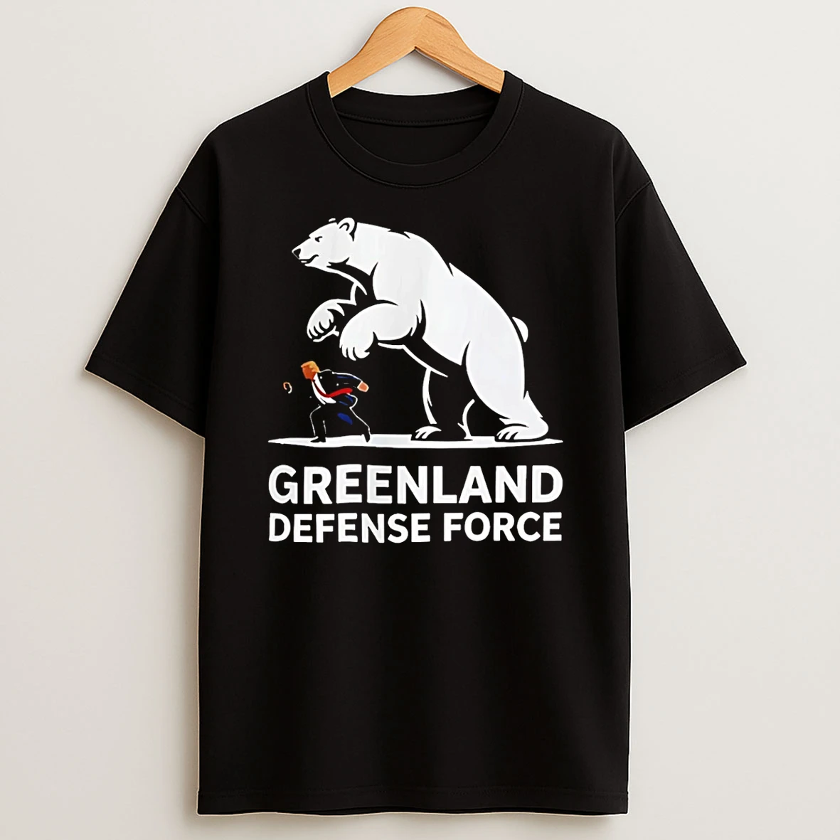 Greenland Defense Force Funny Trump T Shirt