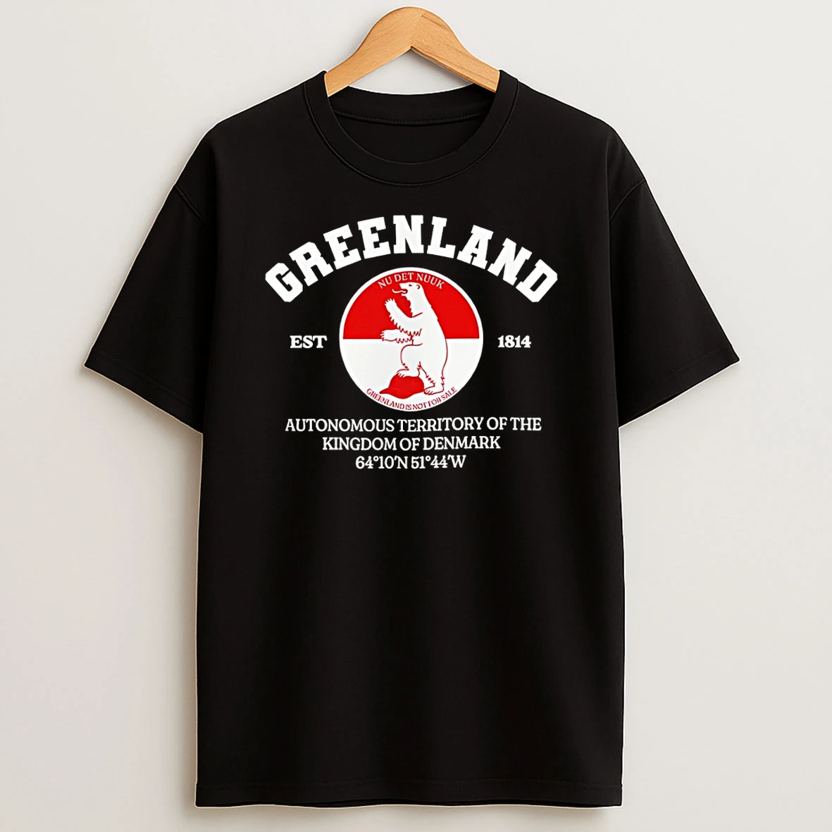 Greenland Is Not For Sale Nu Det Nuuk Support Greenland T Shirt