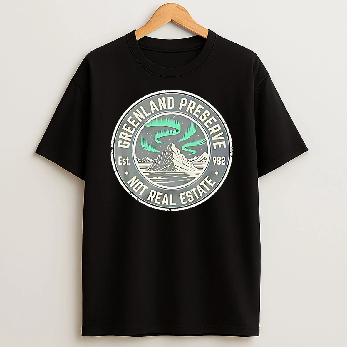 Greenland Preserve Not Real Estate Logo T Shirt