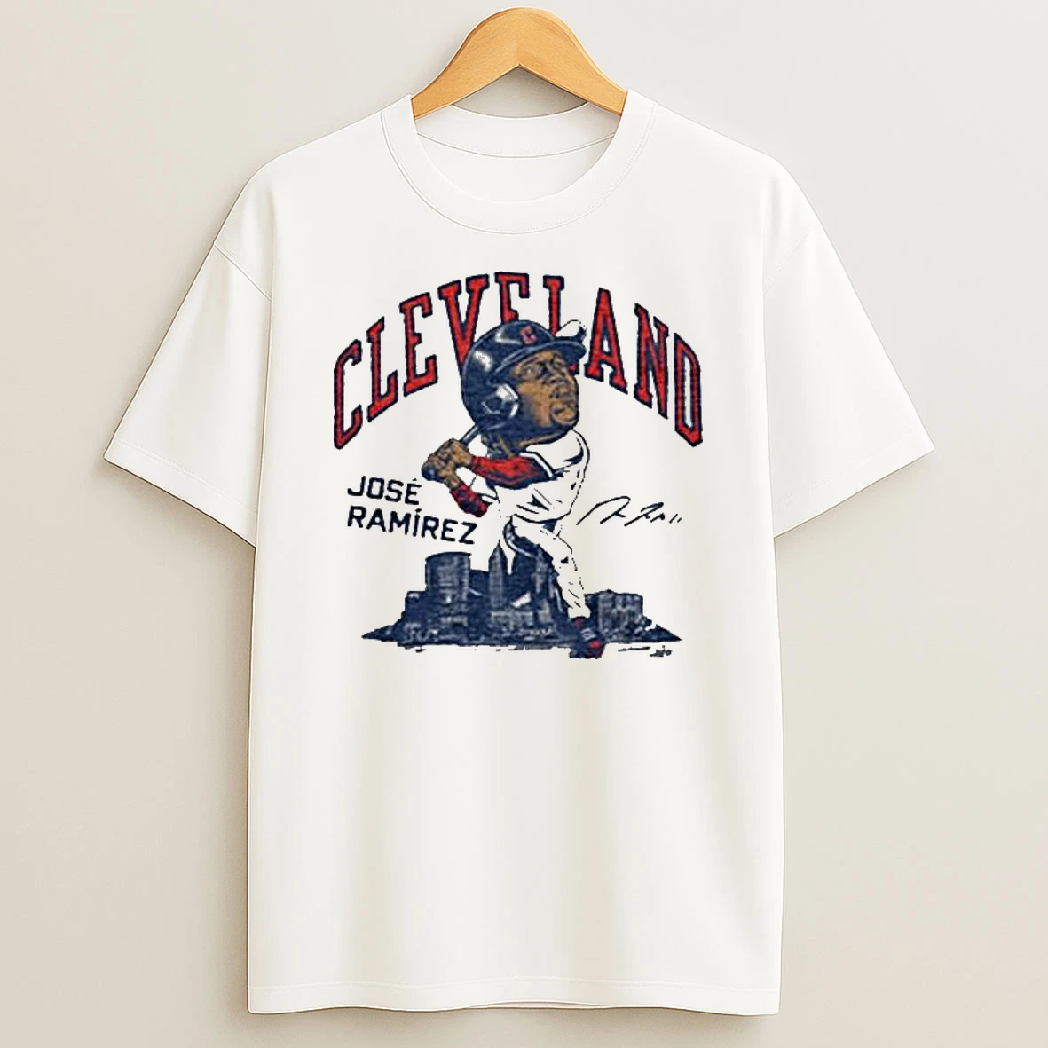Guardians Jose Ramirez Signature T Shirt