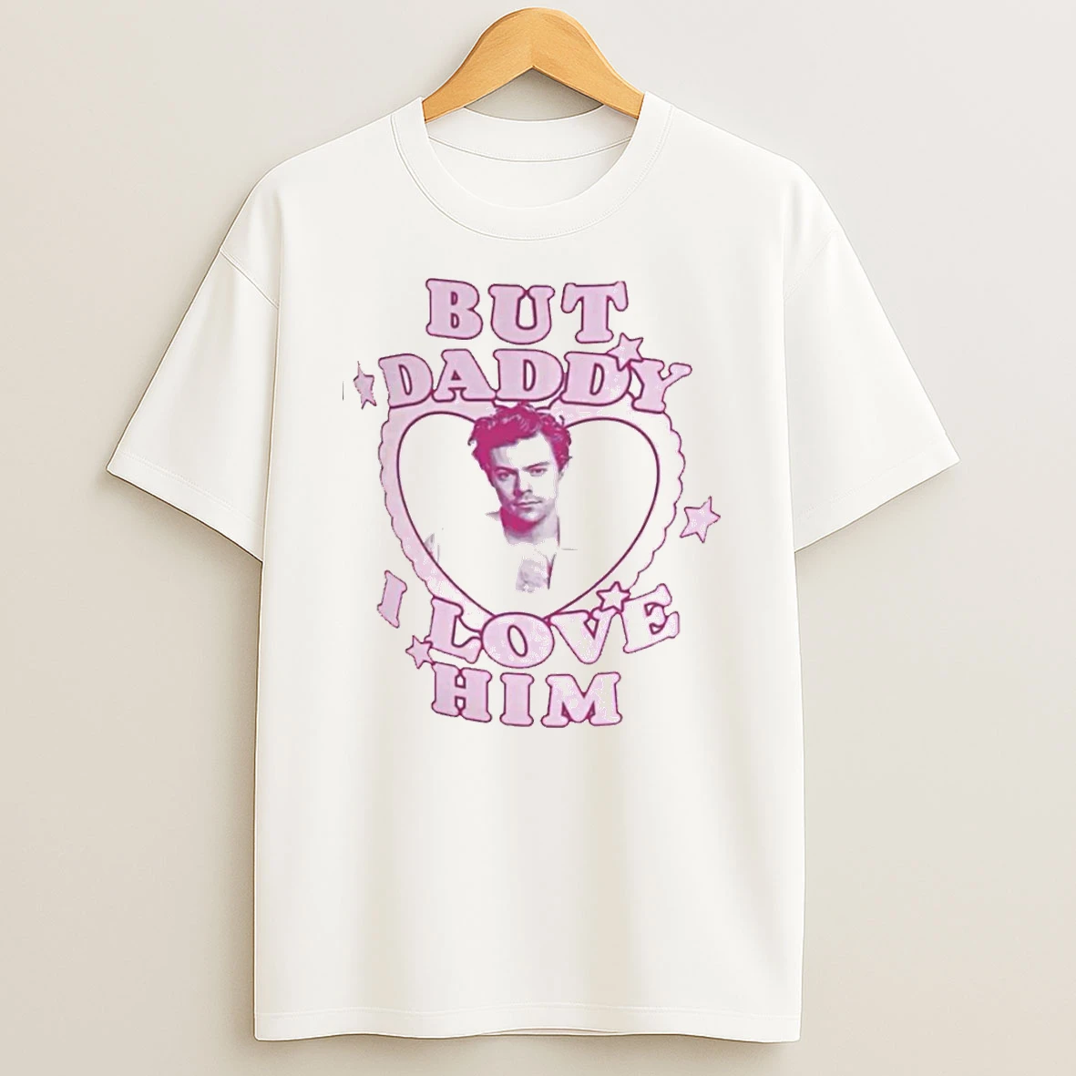 Hs But Daddy I Love Him One Direction Pink Heart T Shirt