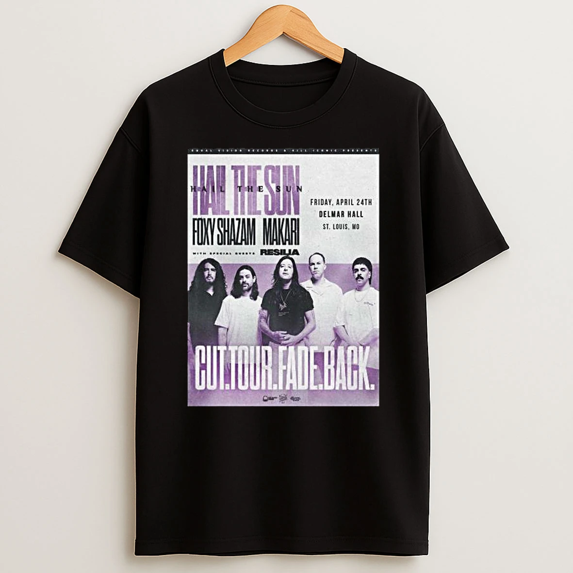 Hail The Sun Jan 24 2026 Delmar Hall T Shirt