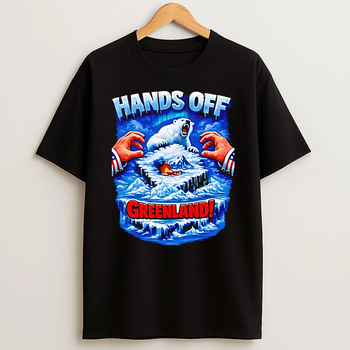 Hands Off Greenland Bear T Shirt