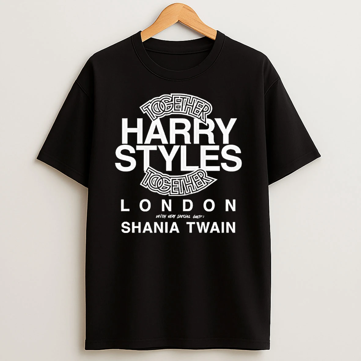 Harry Styles Together London With Very Special Guest Shania Twain T Shirt