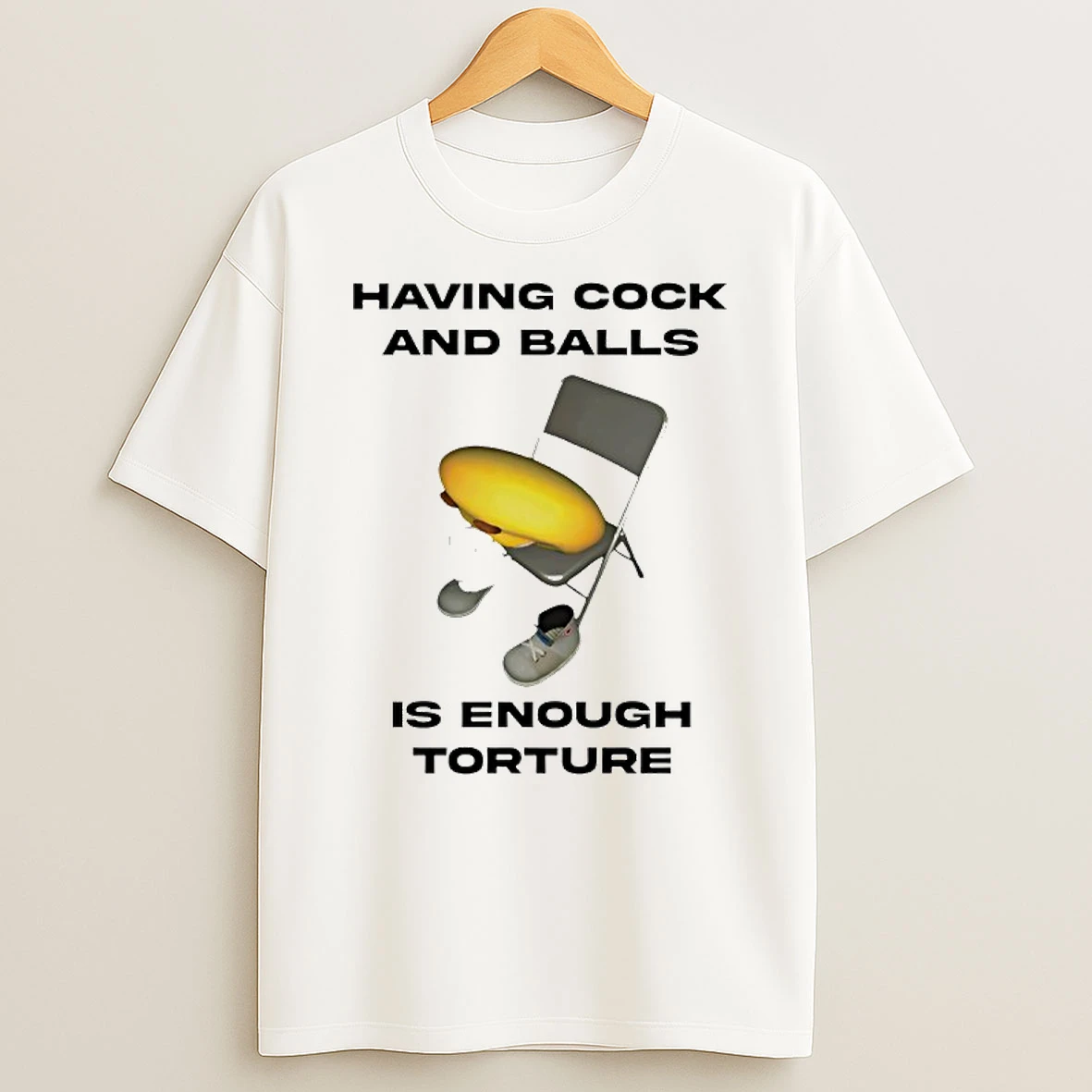 Having Cock And Balls Is Enough Torture T Shirt