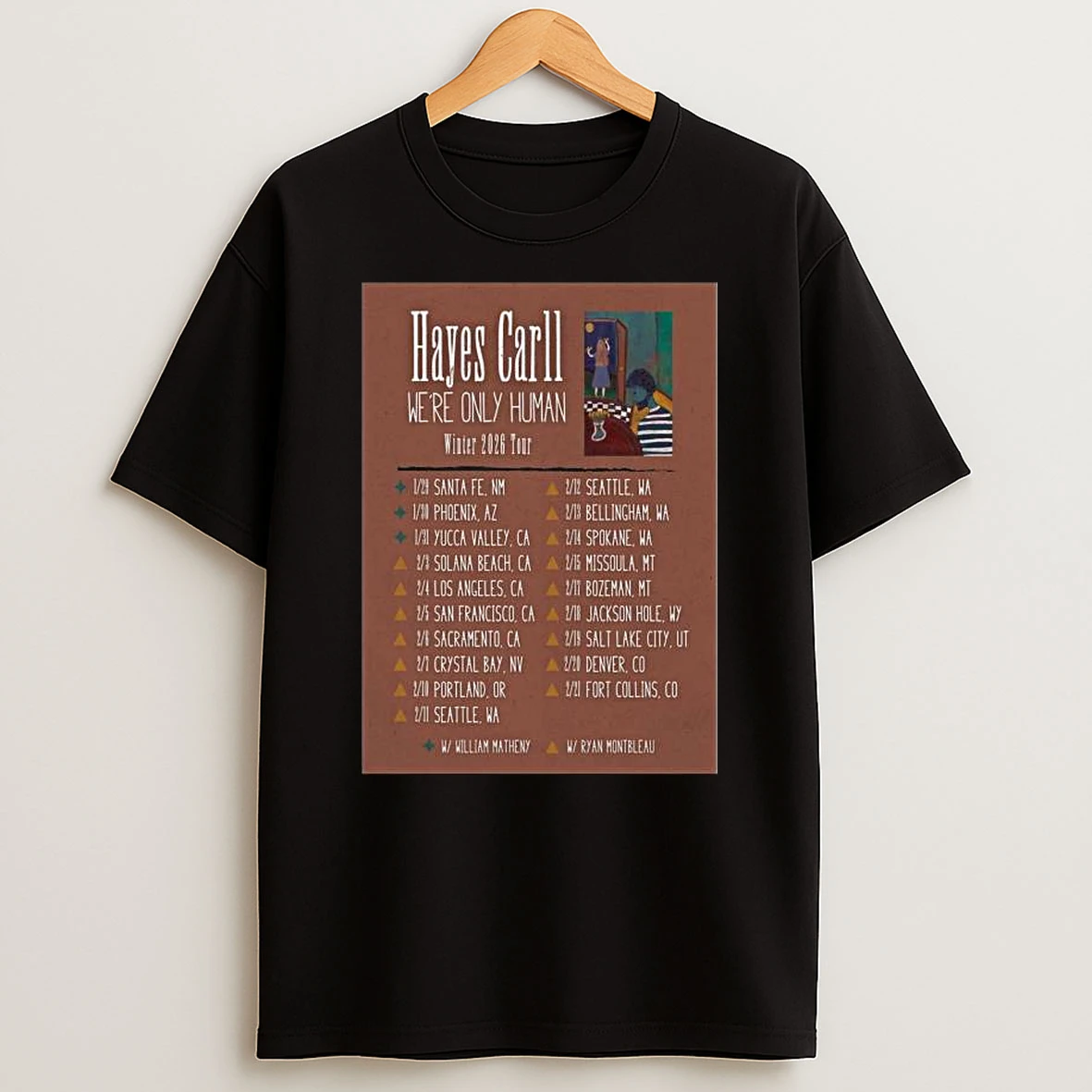 Hayes Carll 2026 Tour Eu Uk T Shirt