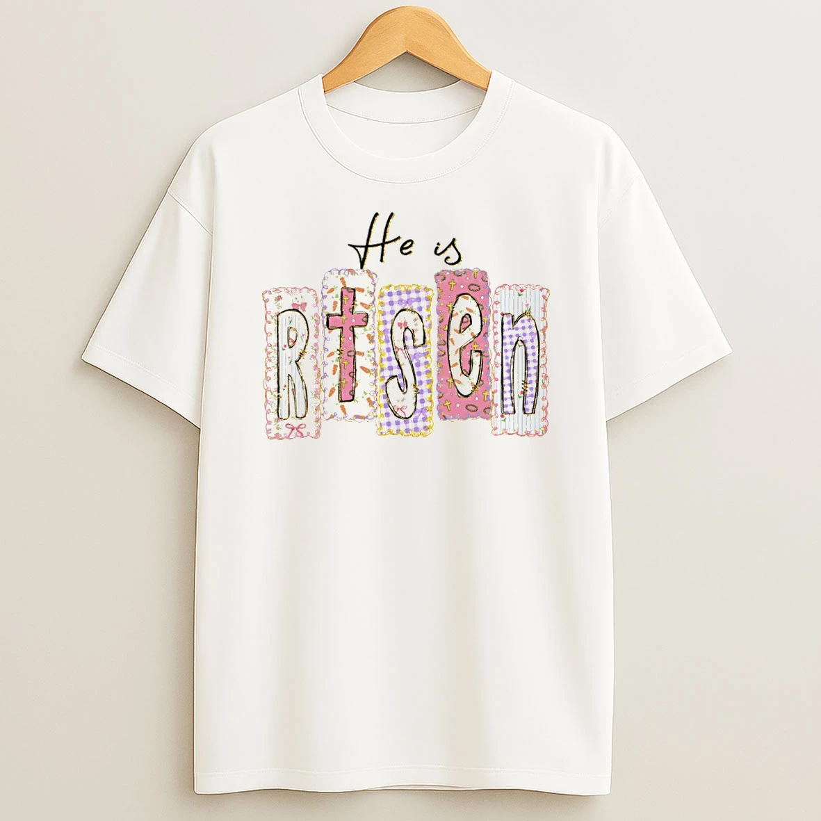 He Is Risen Easter Vintage T Shirt