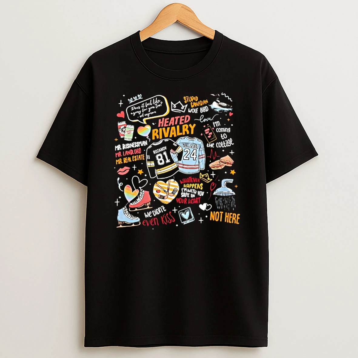 Heated Rivalry Mr Businessman We Didnt Even Kiss T Shirt