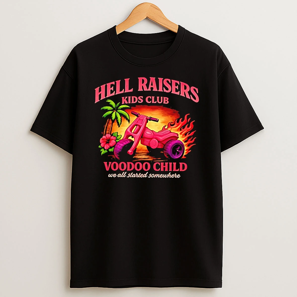 Hell Raisers Kids Club Voodoo Child Tricycle T Shirt