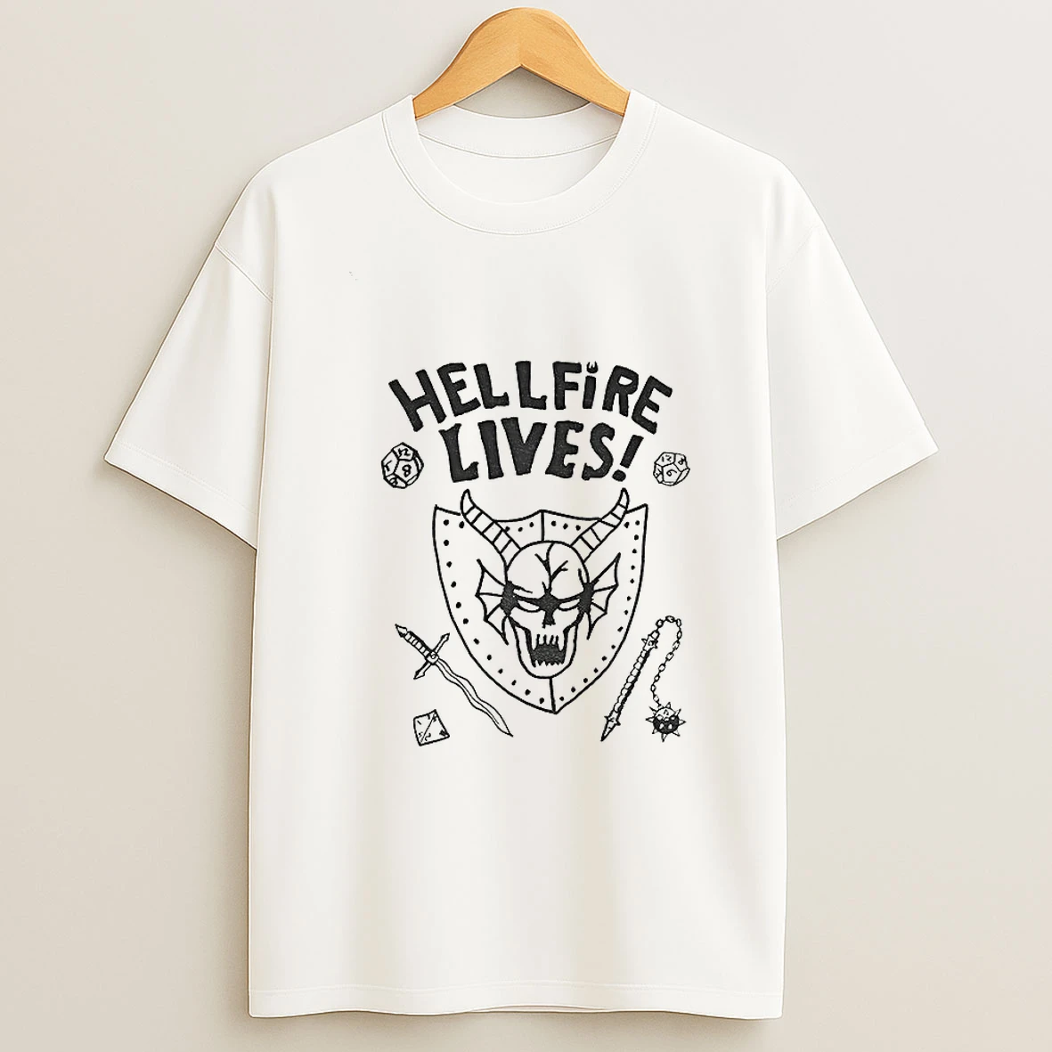 Hellfire Lives Stranger Things Meme T Shirt