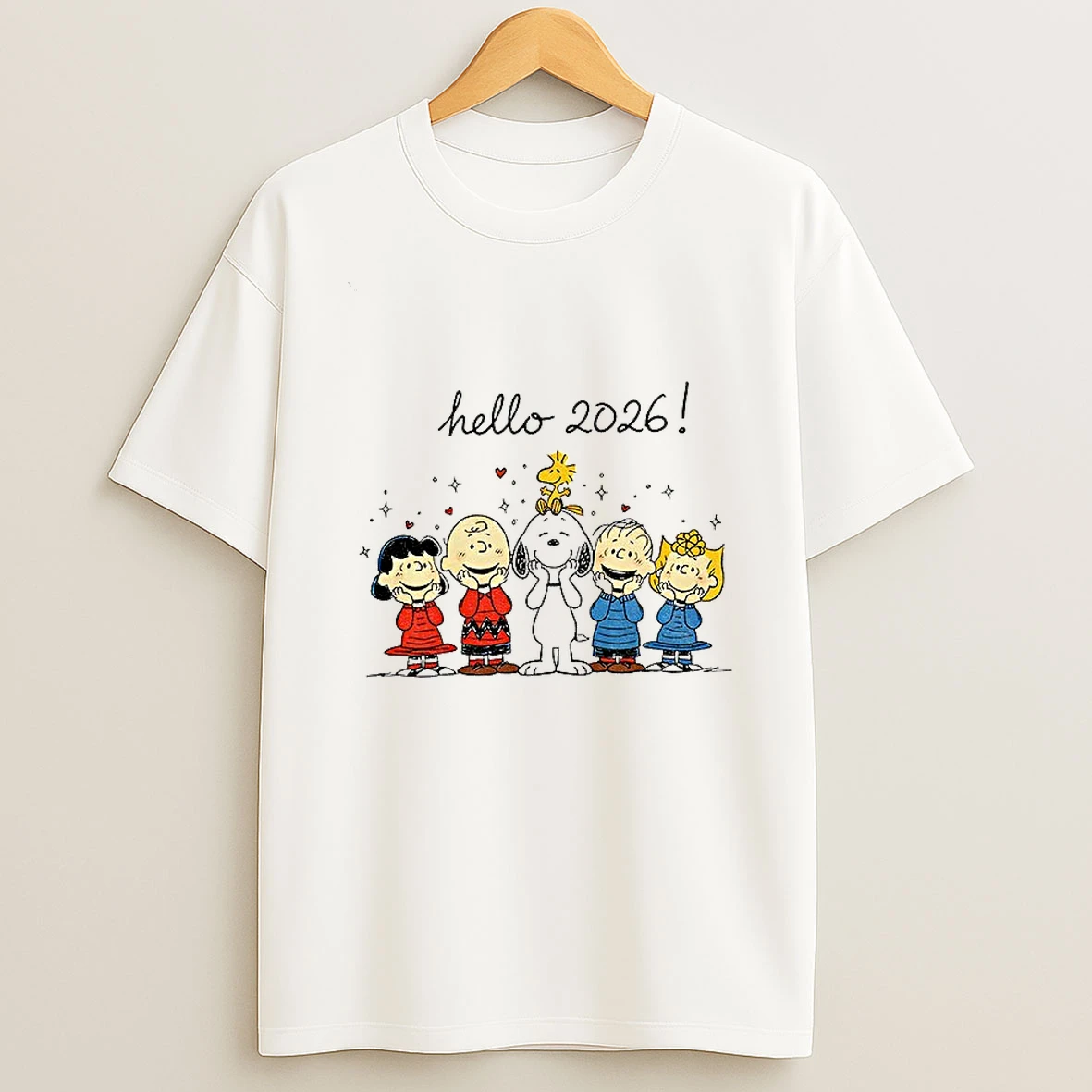 Hello 2026 Peanuts Snoopy T Shirt