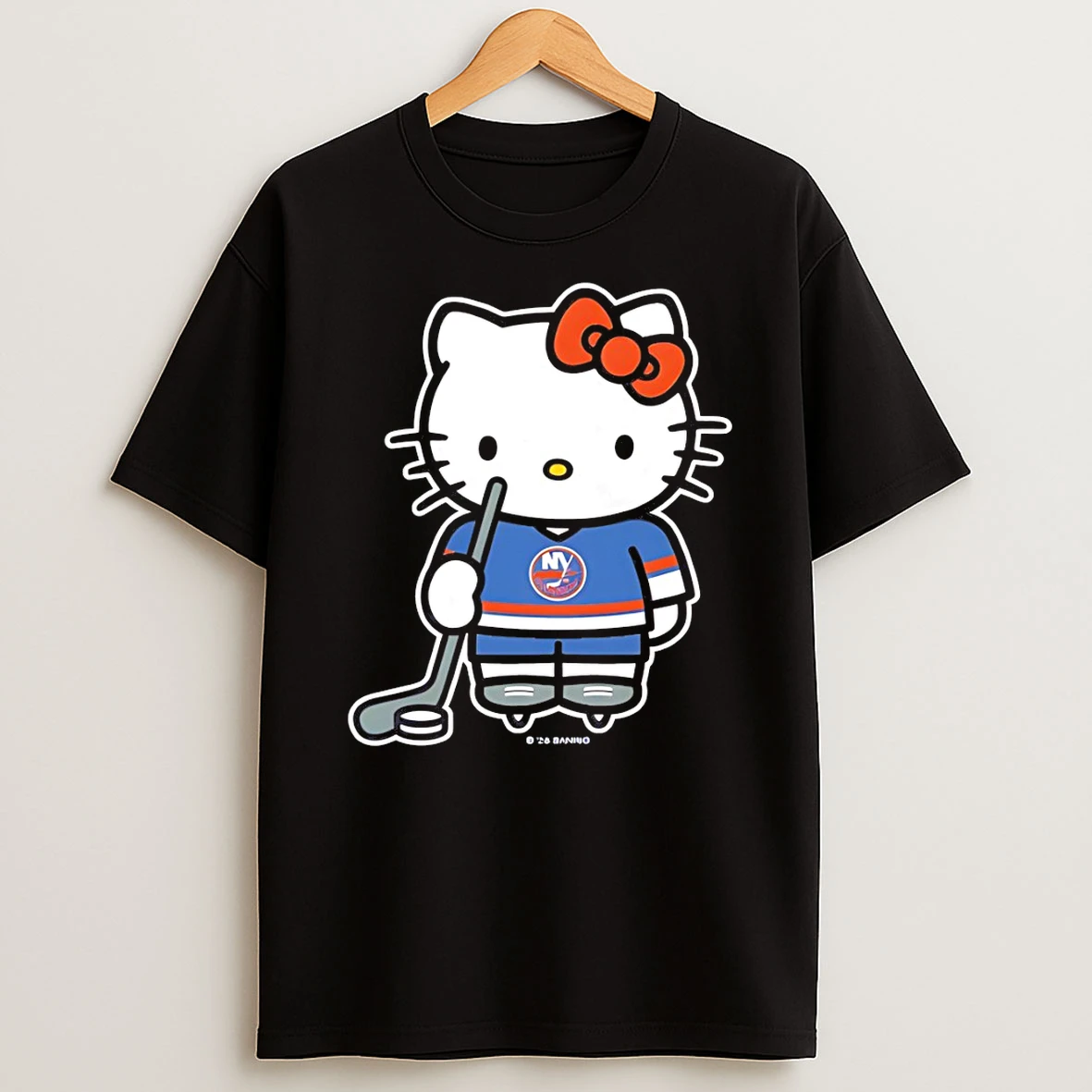 Hello Kitty X New York Islanders Hockey Player Nhl 2026 T Shirt