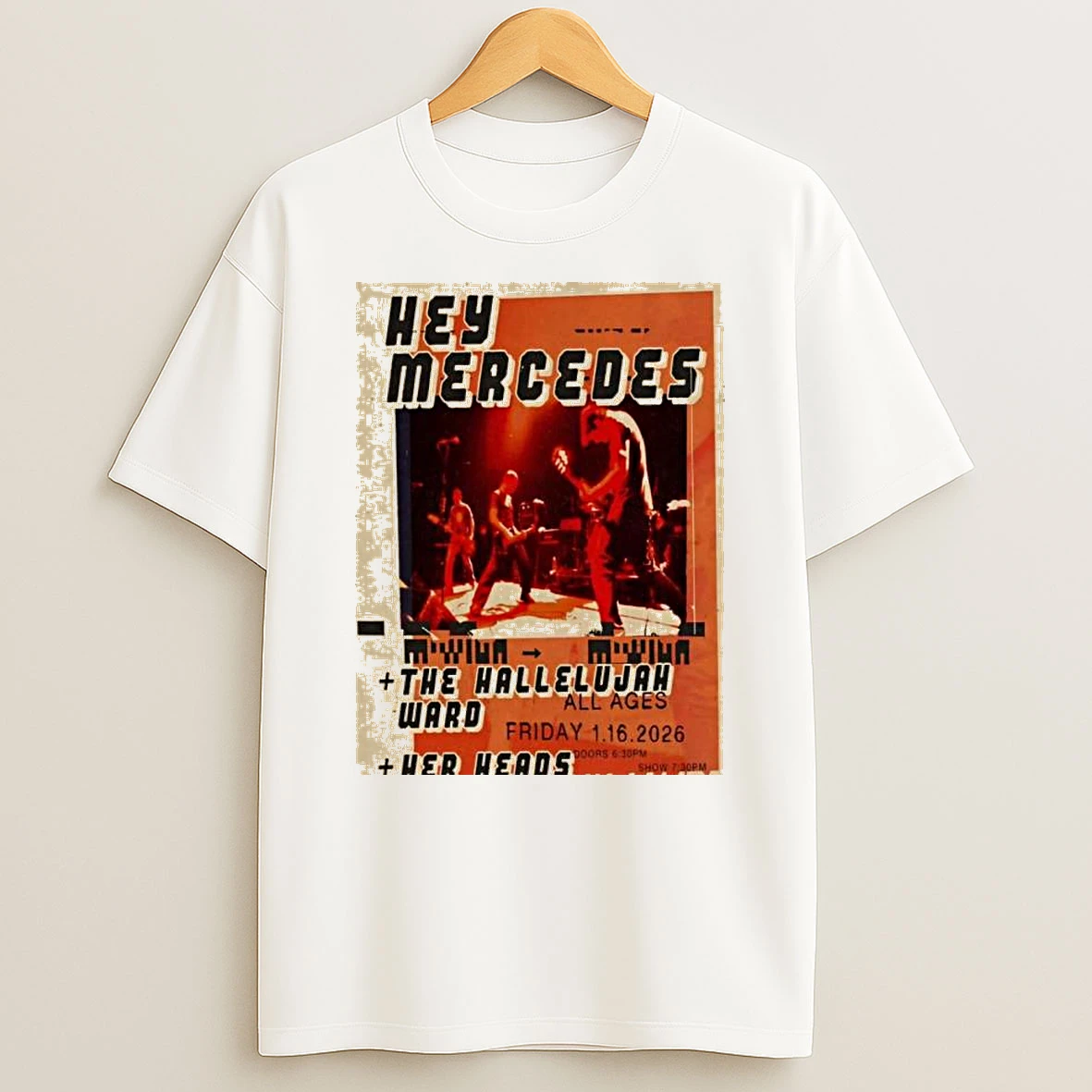 Hey Mercedes X Ray Arcade Cudahy Wi Jan 16 2026 T Shirt