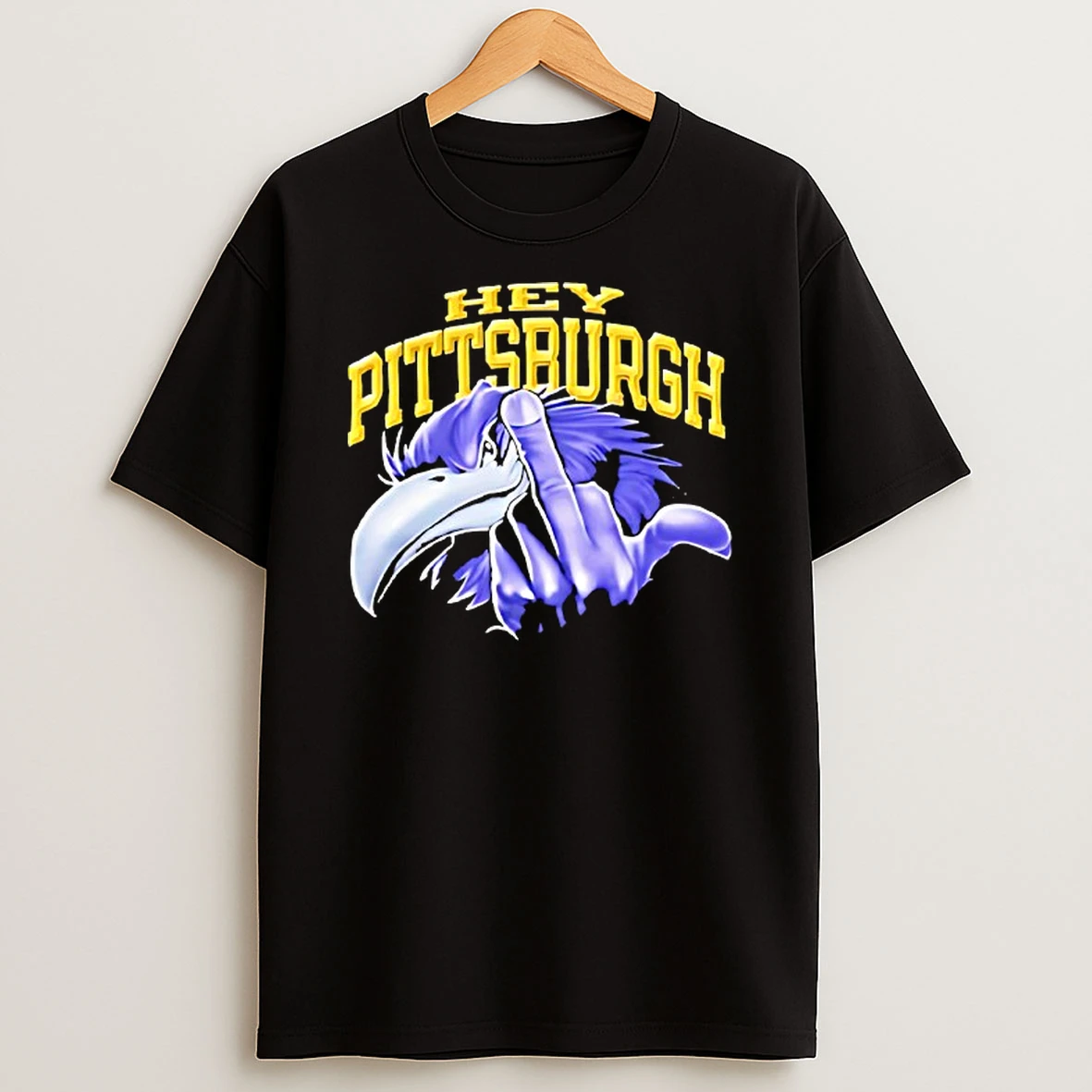 Hey Pittsburgh Ray Lewis Baltimore Ravens Middle Finger T Shirt