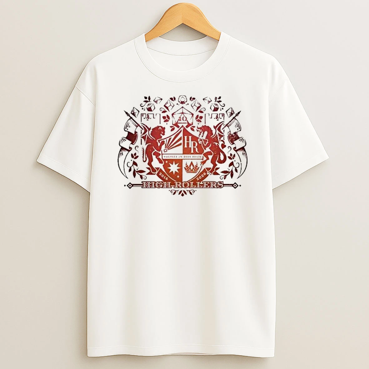 High Rollers 10th Anniversary Boxy T Shirt