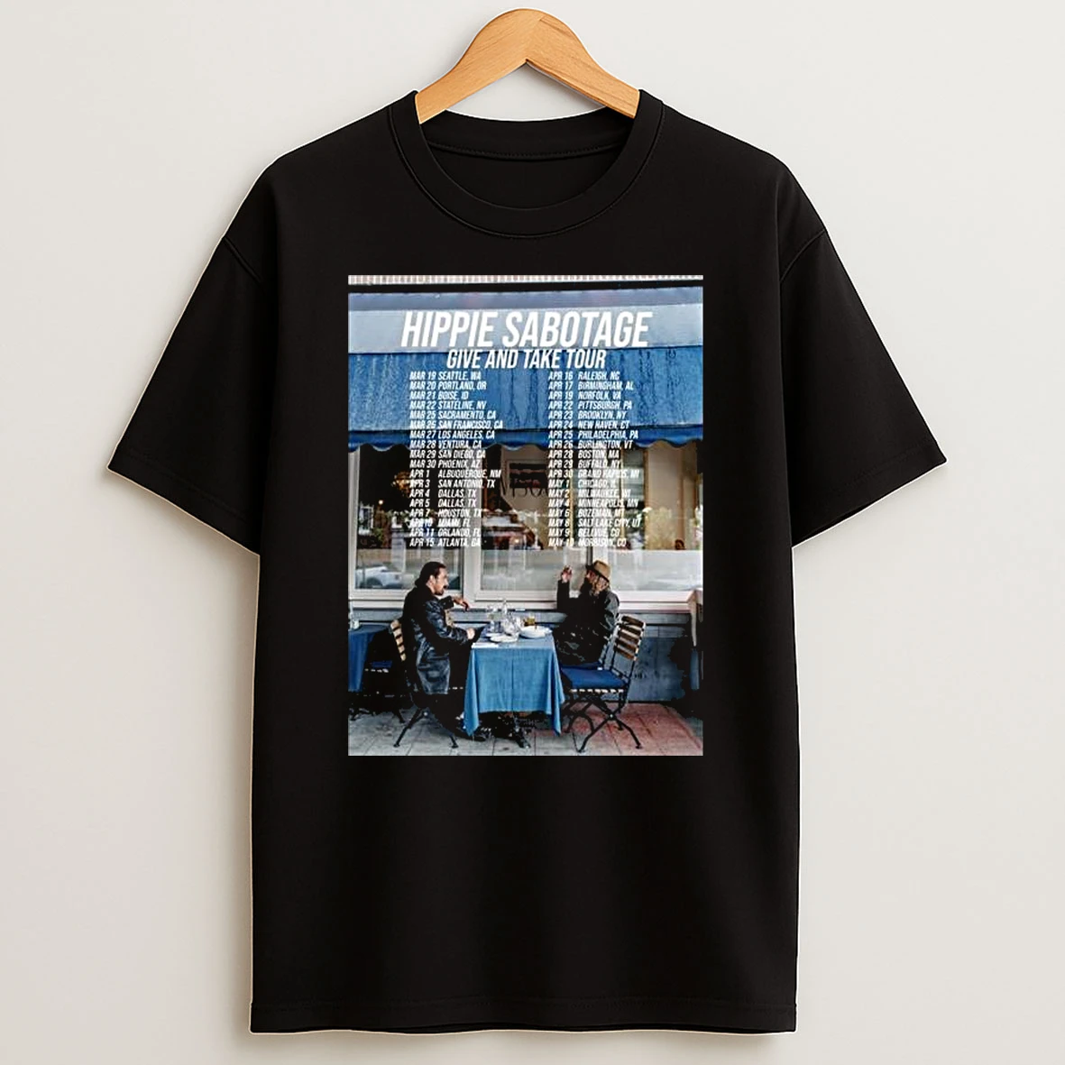 Hippie Sabotage Give And Take Tour 2026 T Shirt