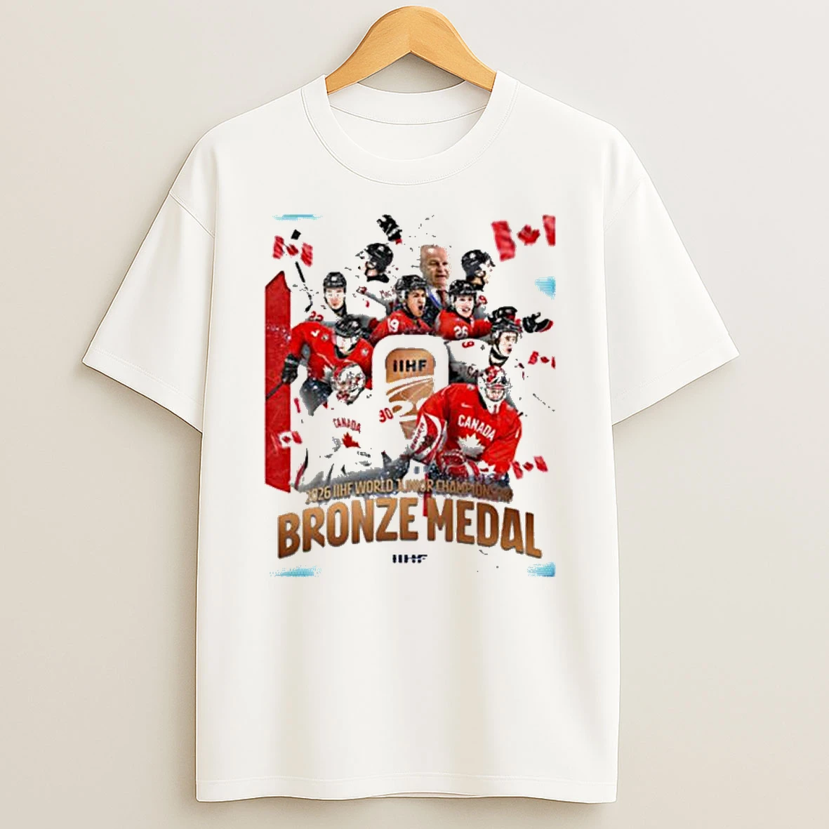 Hockey Canada Are Bronze Medal 2026 Iihf Junior Champions T Shirt