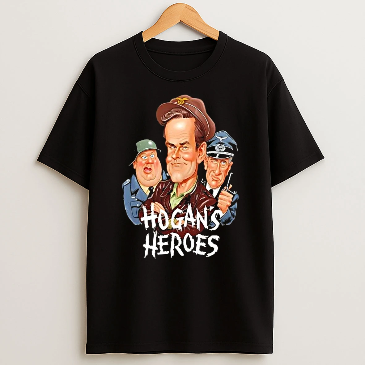 Hogans Heroes 60s Caricature Vintage T Shirt