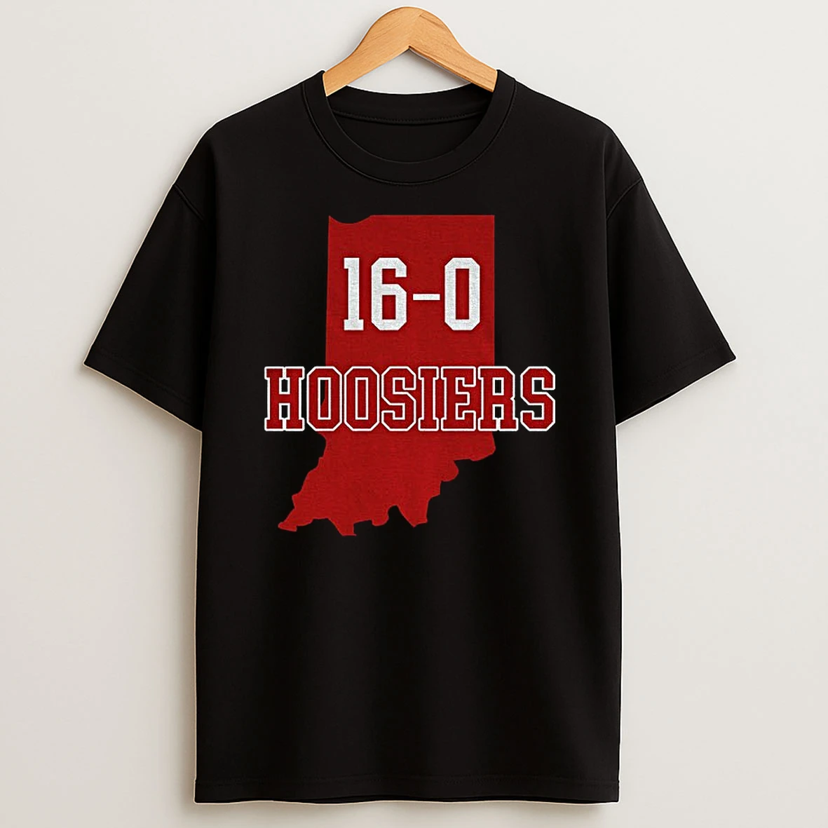 Hoosiers 16 0 Iu Indiana Hoosiers Football 2026 National Champions Undefeated T Shirt