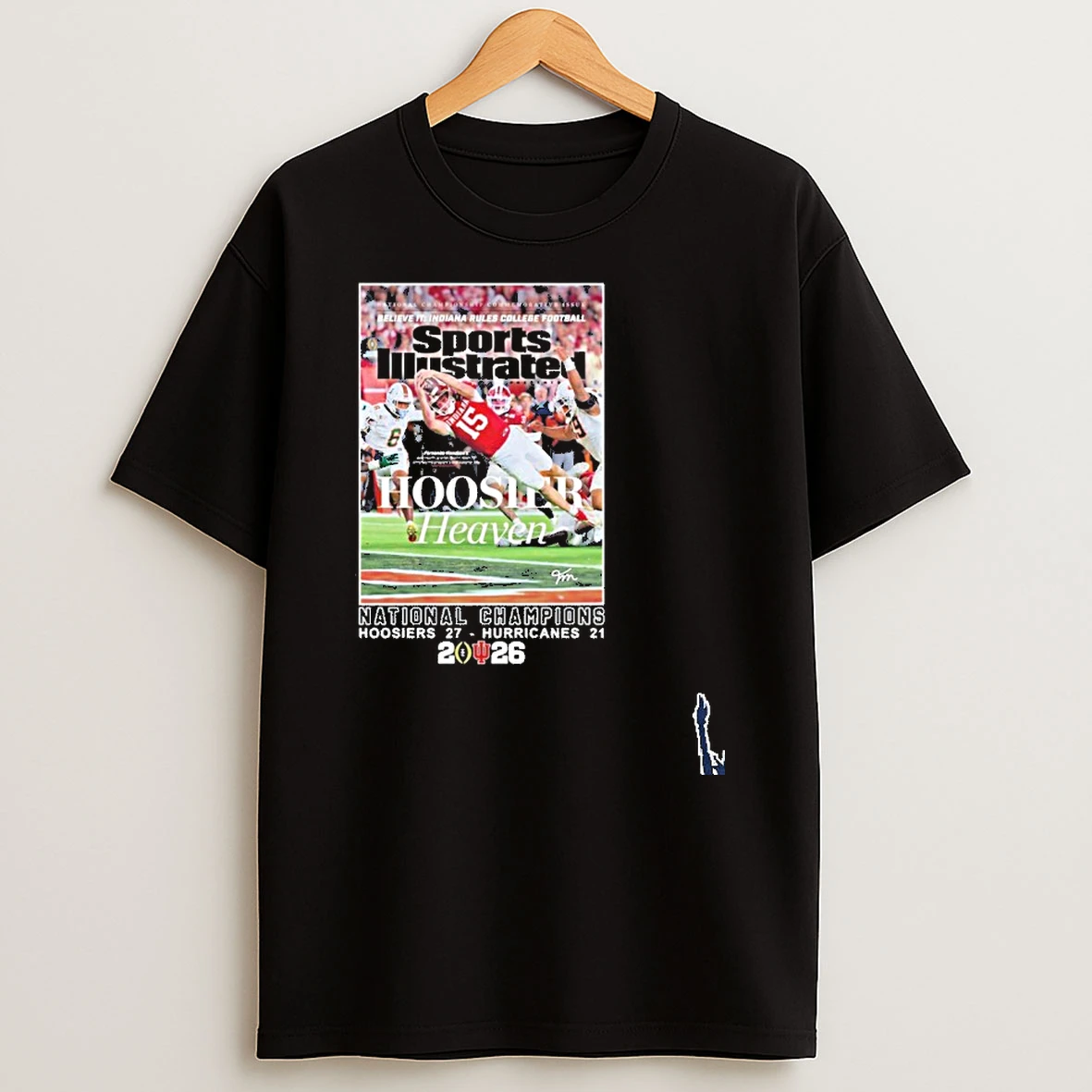 Hoosiers Heaven Mendoza National Champions T Shirt