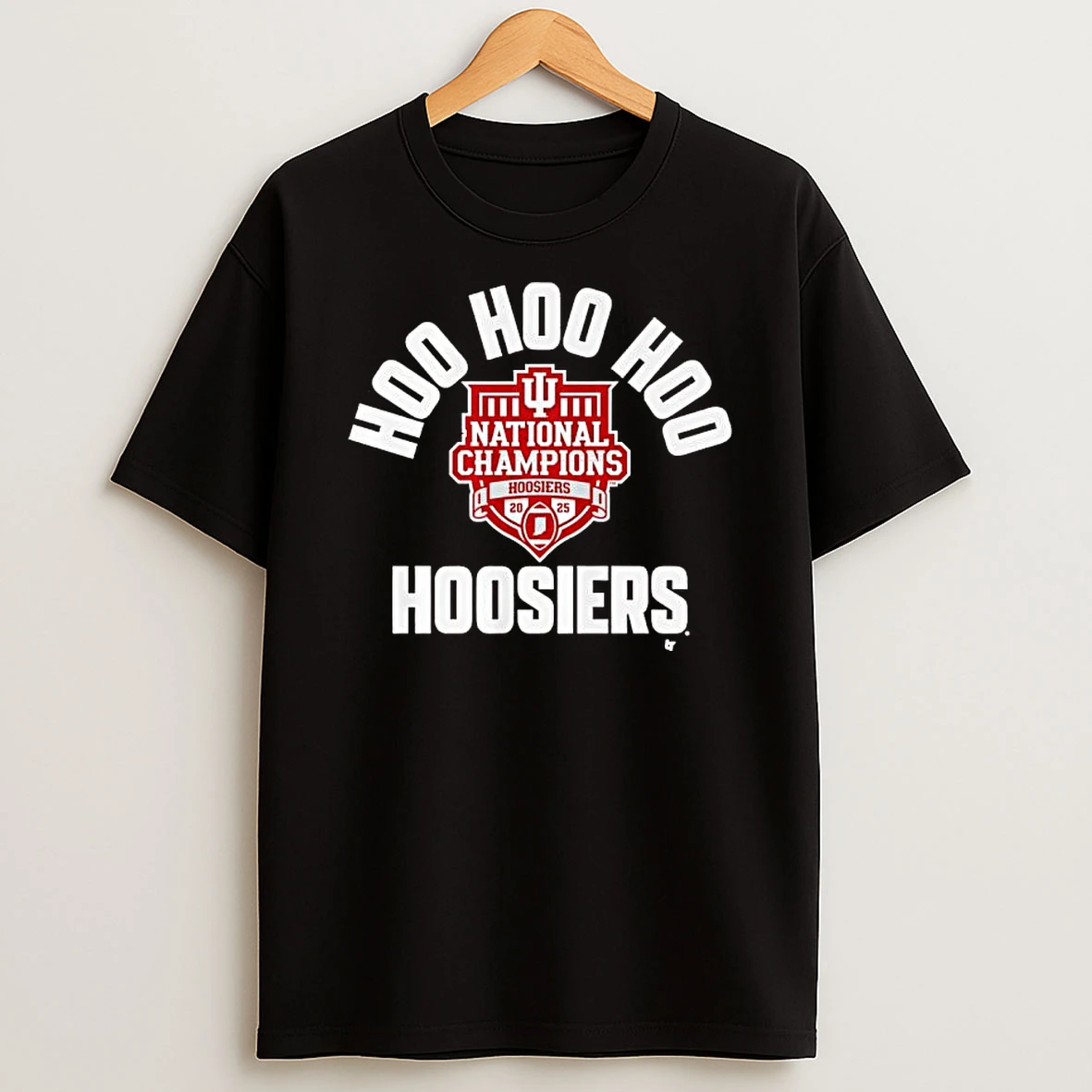 Hoosiers Indiana Football Hoo Hoo Hoo Hoosiers Cfp National Champions T Shirt