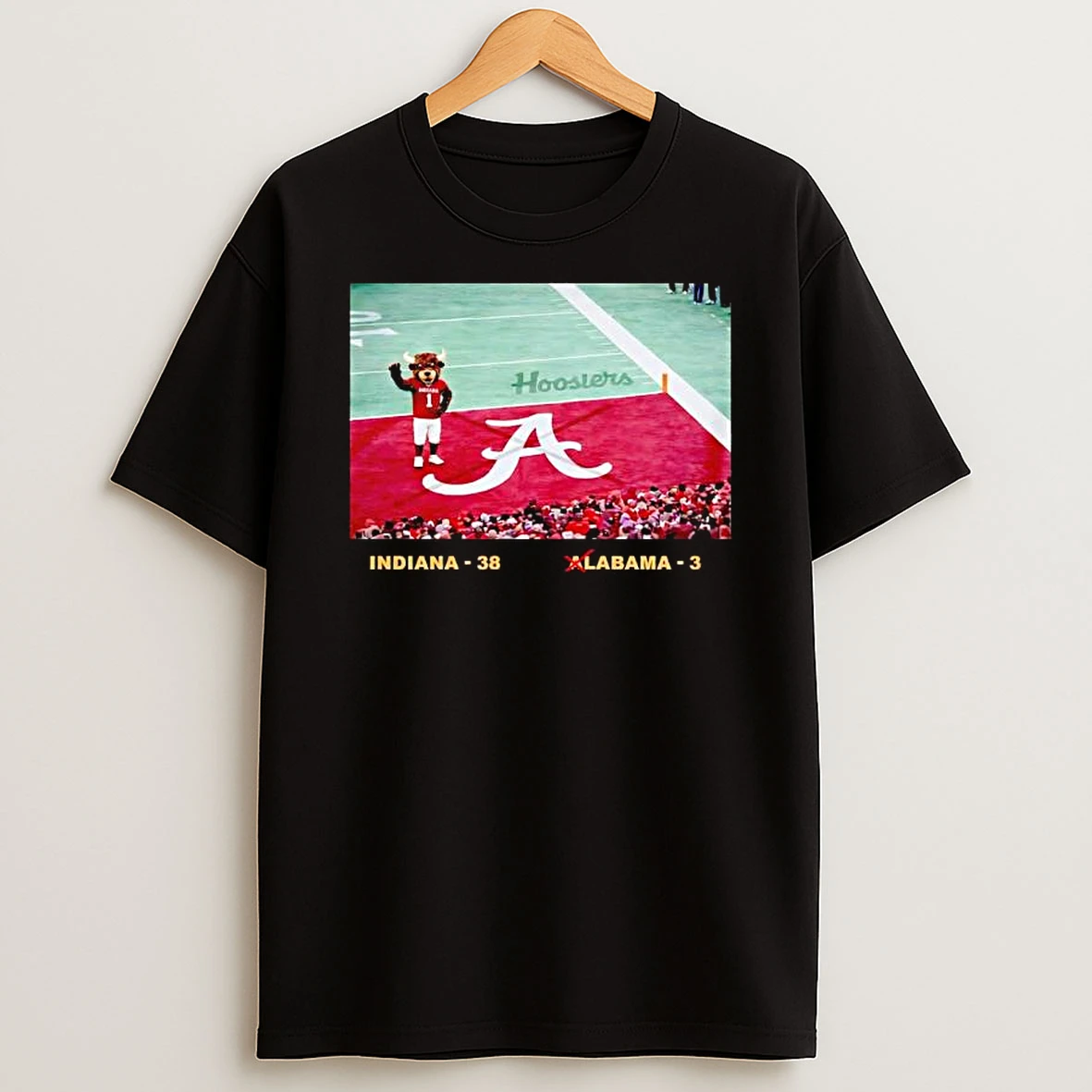 Hoosiers Mascot Indiana 38 Defeated Alabama 3 T Shirt